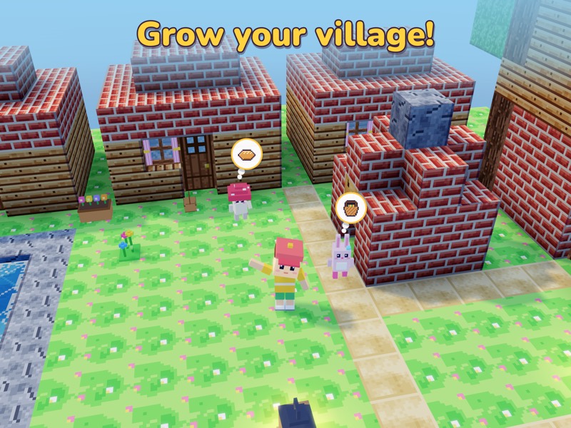 Grow your village! A village with neighbours