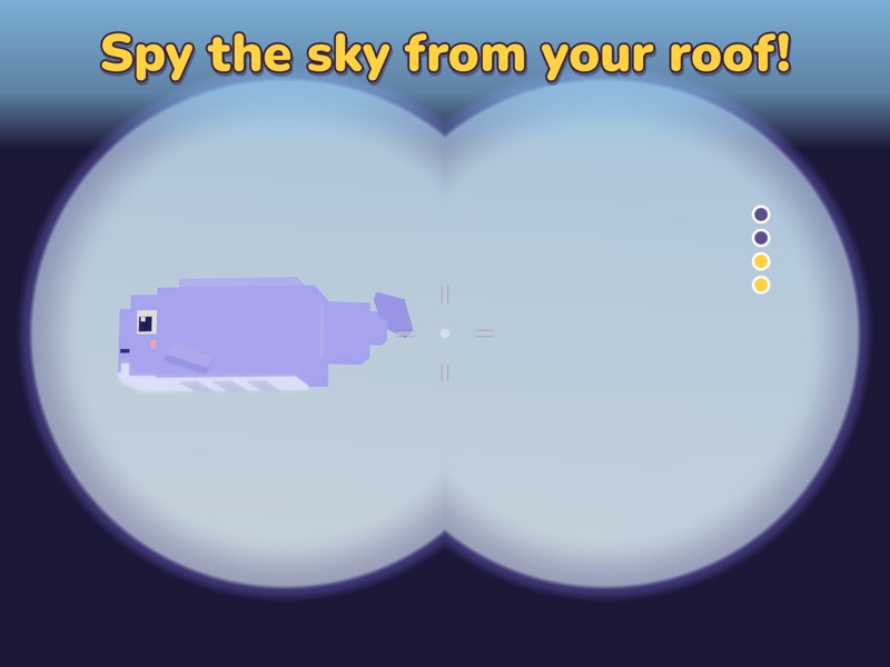 Spy the sky from your roof! A cloud whale in the scope