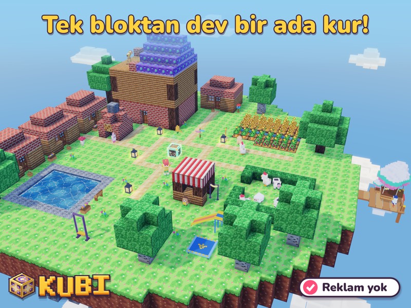 Tek bloktan dev bir ada kur! Büyük, canlı bir ada