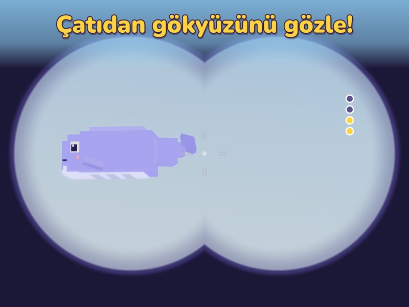 Çatıdan gökyüzünü gözle! Dürbünde bir bulut balinası