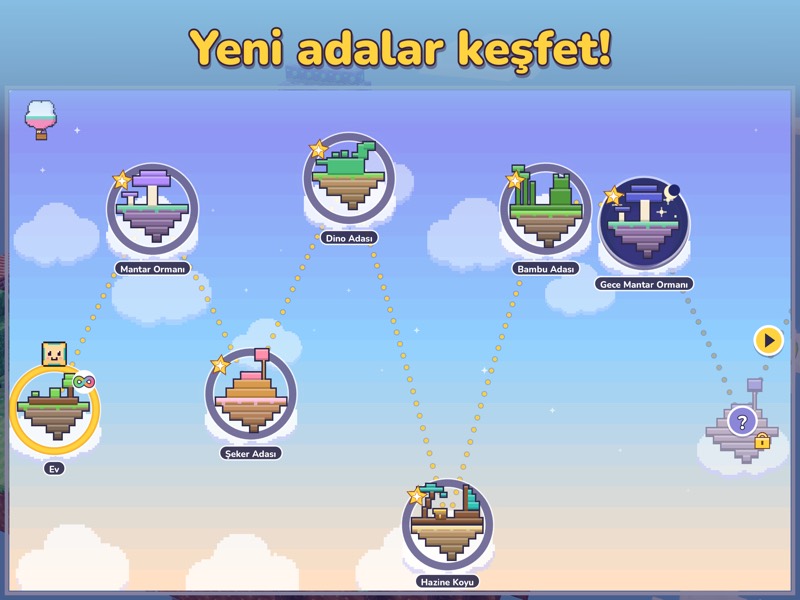 Yeni adalar keşfet! Gökyüzü haritası